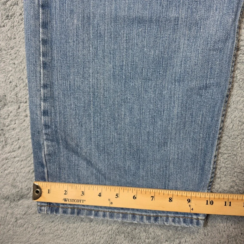 Levis 569 Loose Straight Jeans Mens 44x30 Blue Medium Wash Baggy Denim Pants